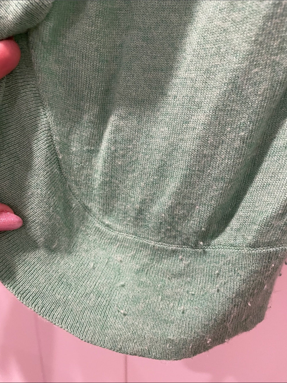 Merona Light Mint Green Open-Front Women's Cardigan - size large - Picture 5 of 5